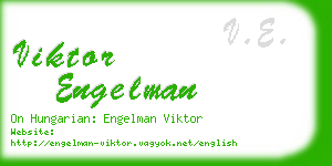 viktor engelman business card